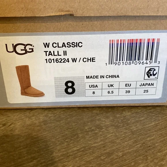 UGG tall boots color chestnut women’s size 8- in original box - Picture 2 of 5